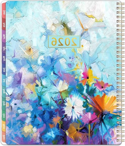 Planner 2026 - Agenda Jaarplanner - Jaar Plannen - Maandelijkse Tabbladen - 20 x 28 cm - Meerkleurig