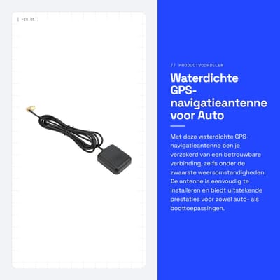 Dailygoods- GPS-antenne Waterdicht - Actieve Antenne - SMA Connector - Vrachtwagen/Boot - Realtime Tracking - Hoogwaardige ABS - Gps-ontvanger