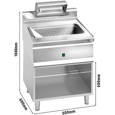 GGM Gastro Pommeswärmer - 1 kW - 1x GN 1/1 - mit Untergestell
