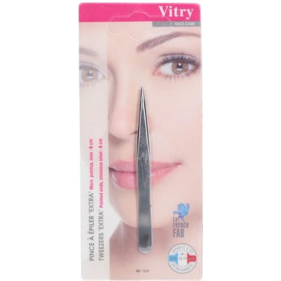 Vitry Face Care Epileer Pincet INOX Extra Puntig 1Stuks