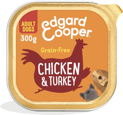 Edgard&Cooper Hondenvoer in kuipje met Kip â€“ 11x 150g