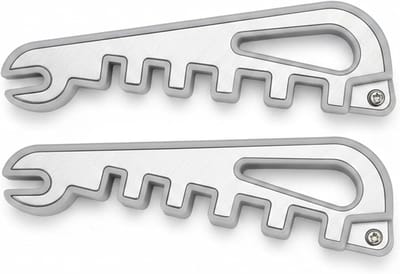Bril Aanscherping Kit - Brillen Reparatieset - Bril Repareren - Multifunctioneel Gereedschap - 12 x 10 x 2 cm - Zilver
