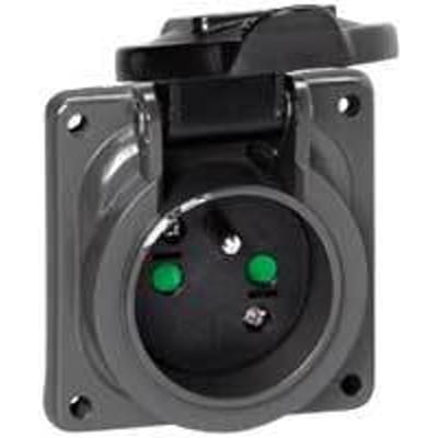 Legrand Wandcontactdoos M+L 250V 16A IP44 Metaal Inbouw - 053903