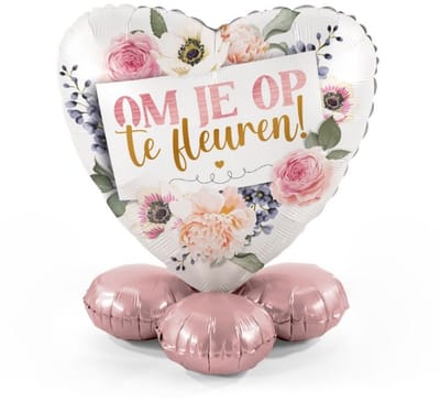 Om je op te fleuren! - Ballonnen set met standaard - Everloon
