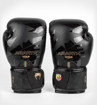 Venum X Abarth #1 - Bokshandschoenen - Black/Gold - 10 Oz