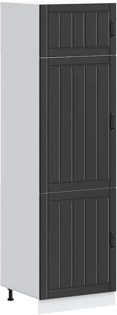 Keukenkast - Keukenunit Kast - Keuken Organiseren - Verstelbare Poten - Niet gespecificeerd - Zwart