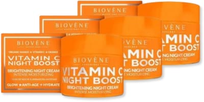 Biovene Nachtcreme Vitamin C 3 pak Voordeel