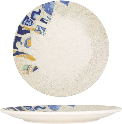Kütahya Porselen Dinerbord - Serenita - Porselein - 27 cm - set van 6