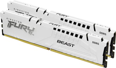 Kingston FURY Beast DDR5-6000 - 32GB - CL30 - Dual Channel (2 pcs) - AMD EXPO & Intel XMP - Wit