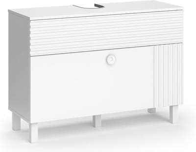 Vicco Sola Wastafelonderkast – 100.2 x 72.4 cm met 2 laden Wit