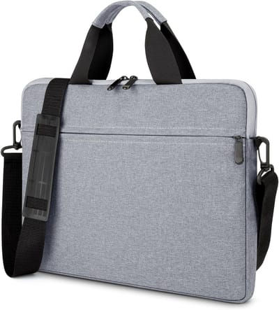 Slimme Laptop Sleeve voor 14-15 inch Laptops, Bescherming voor MacBook, ASUS, HP en Dell, Grijs