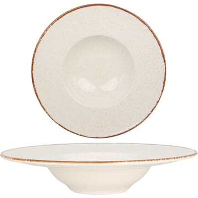 Rinart Pastabord - Brunilda - Porselein - 28 cm (400cc) - set van 2