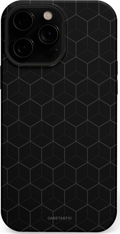Casetastic Hoesje Geschikt voor Apple iPhone 13 Pro Max Magsafe - Stijlvolle Beschermende Duo-layer Case - Hexago