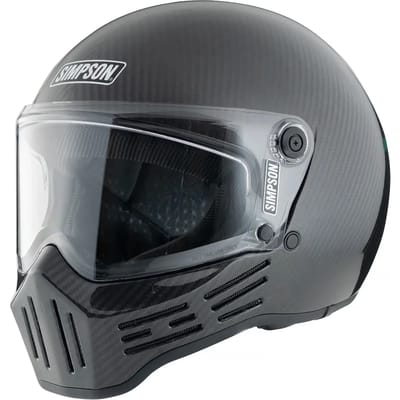 Simpson M30 Carbon Motorhelm -