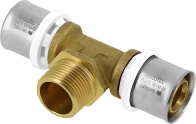 Bonfix Alu-pers T-stuk 25 x 3/4″ bu.dr. x 25 mm