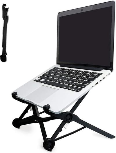 Opvouwbare en verstelbare laptopstandaard - ergonomisch en draagbaar - zwart Laptop Stand