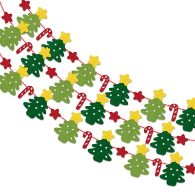 Kerstboomen Slinger Kerstversiering Binnen Kerst Slingers Versiering Vlaggenlijn Kerst decoratie – 200 cm