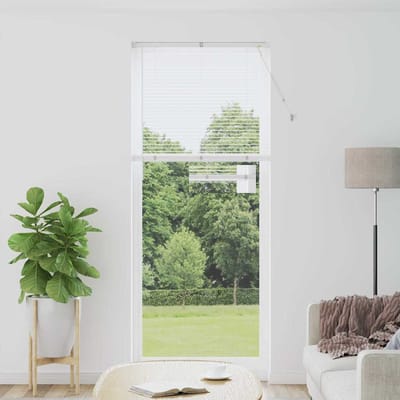 vidaXL - Venetiaanse - jaloezie - Wit - 220 - x - 85 - cm - 25 - mm - Aluminium