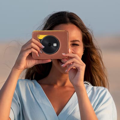 Draagbare Instant Camera Tas Camerahoes Retro Stijl PU Leer Draagtas Vervanging voor Kodak C300R Mini Shot 3 bruin