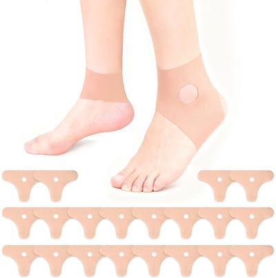 Dailygoods- Kinesiotape 20 Stuks - Voorgesneden Enkelgewricht - Sterke Hechting - Waterdicht Elastisch - Huidvriendelijk - Optimale Gewrichtsstabilisatie - Sporttape