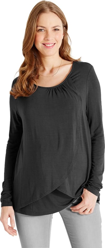 Vertbaudet Gekruist T-shirt voor zwangerschap en borstvoeding
