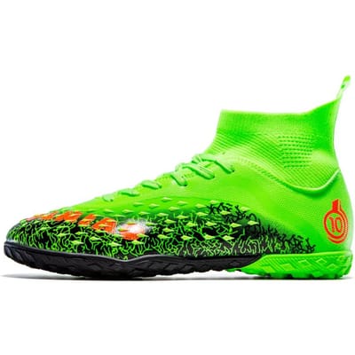 Chaussures de Football Hommes Crampons de Football Terrain Professionnels Crampons de Football Garçons Qualité Baskets de Sport Extérieur Antidérapantes pour Adolescents 42