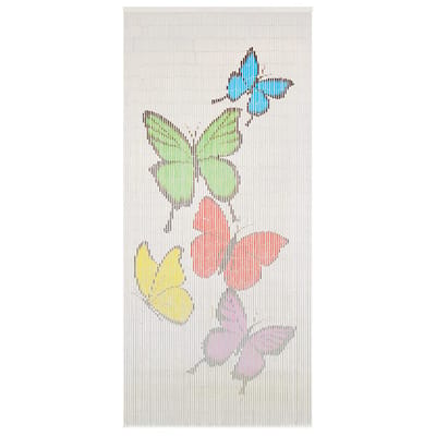 vidaXL - Vliegengordijn - 90x200 - cm - bamboe