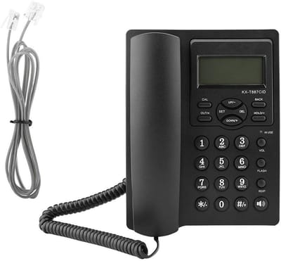 Dailygoody - Snoergebonden Telefoon - Handsfree Functie - Ideaal Voor Kantoor - Desktop Model - Alarmfunctie - Betrouwbare Communicatie - Geschikt Voo..