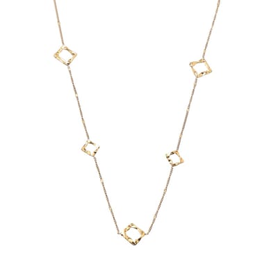 Go Dutch Label Collier Flat Oval Link Goudkleurig