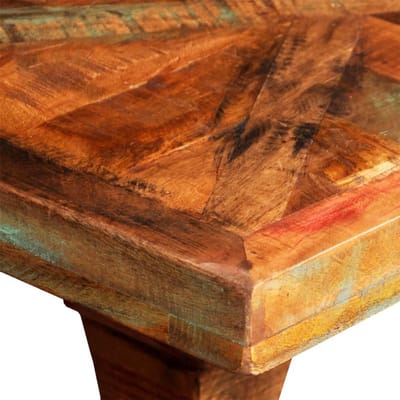 Wandtafel Gerecycled Hout - Bijzettafel Tafeltje - Decoratie Plaatsen - Unieke Uitstraling - 40cm Diep - Bruin