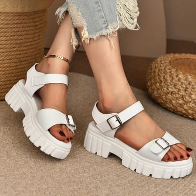 Dames Elegante Sandalen Zomer Buiten Designer Schoenen Dames Casual Bodem Plateau Sandalen Sandalias De 35 brown