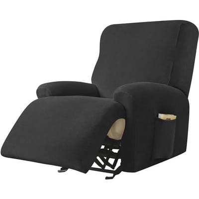 Hoes voor fauteuil Bank Hoes voor fauteuil Bankhoes Anti-stof Antislip Hoes voor luie jongensstoel Effen kleur Universele stoelhoes 1 Seat