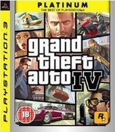 Playstation 3/ PS3 - Grand Theft Auto IV - Platinum - English