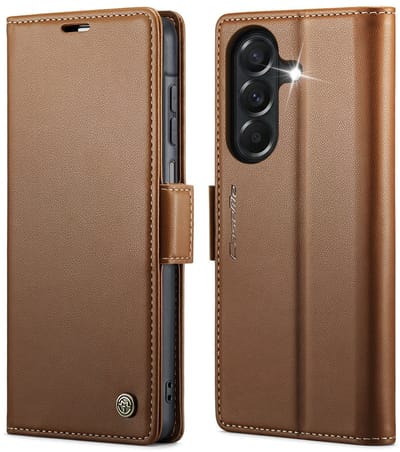 CaseMe Hoesje - Geschikt voor Samsung Galaxy A27 Hoesje - CaseMe 023 Wallet Book Case - Bruin