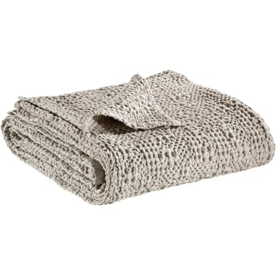 Stonewashed katoenen sprei Vivaraise Tana
