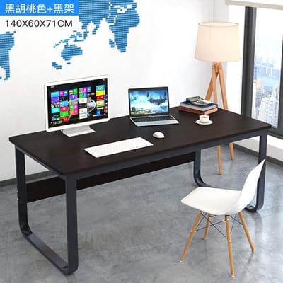 Computer Bureau 140x60 cm – Home Office Werkplek Bureau – Modern Computertafel Workstation – MDF 18 mm Krasbestendig & Waterdicht – U-Vorm Metalen Frame – Eenvoudige Montage