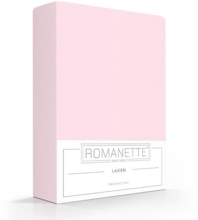 Romanette Laken Katoen Rose - 240 x 300 cm - [Roze]