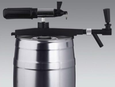 Professionele Tapskraan met Handpomp voor 5L Partyvaten en Bierfusten - CO2 Compatibel, Robuust, Eenvoudig in Gebruik en Reinigbaar voor Feesten en Thuisgebruik