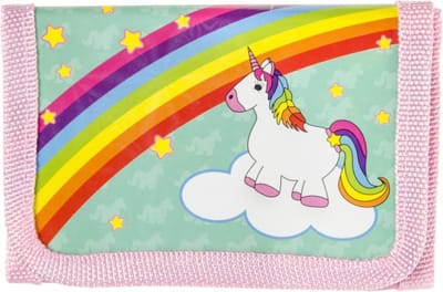 LG - Kinder Portemonnee Eenhoorn - Unicorn - Roze - Regenboog - afmeting 12 x 8 cm