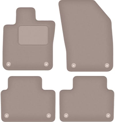Beige veloursmatten voor: Volvo S60 III sedan (2019-)