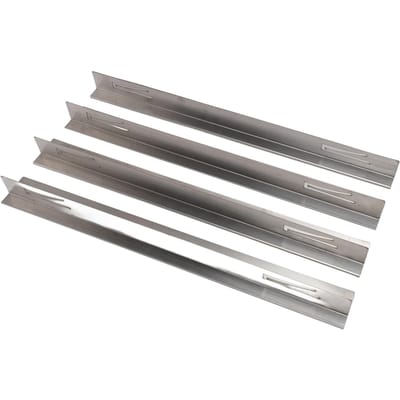 4 Pièces Cache-Fente de Cuisinière Acier Inoxydable Résistant à la Chaleur Facile à Nettoyer Polyvalent Protection Remplisseur d'Espace de Four