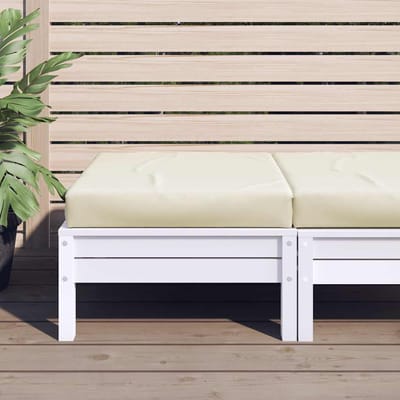 vidaXL - Palletkussen - 60x60x9,5 - cm - oxford - stof - crèmekleurig