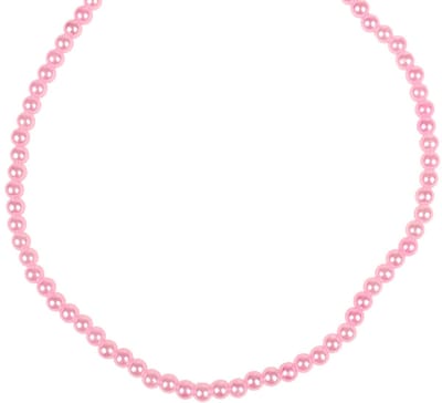 Kinderketting Imitatieparels Roze & Parelmoer - Imitatieparels 6mm - Elastisch