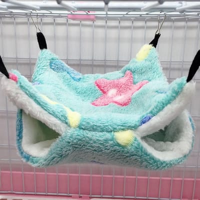 Kleine Huisdier Hangmat Dubbellaags Pluche Zachte Winter Warme Opknoping Nest Slapen Bed Kleine Huisdieren Hamster Eekhoorn Chinchilla Huis 20x20cm