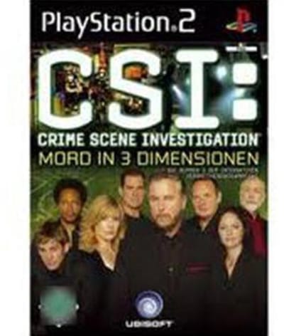 CSI Crime Scene investigation 3 Dimensions of Murder (ps2 used game)