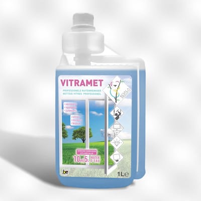 KOALA VITRAMET - Professionele Geconcentreerde Glasreiniger - 1.000 ml - ingebouwd doseersysteem