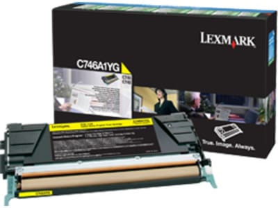 Lexmark C746A1YG toner cartridge geel (origineel)