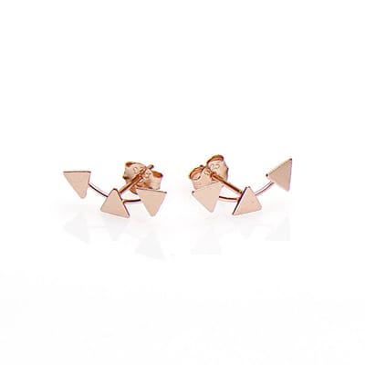 Karma Symbols oorbel M1699 Triples Triangle