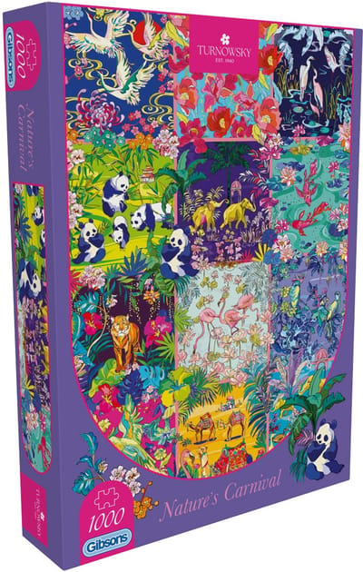 Gibsons - Carneval der Natuur ("HoT: Nature's Carnival") - House of Turnowsky - 1000 stukjes - 49×68cm - Legpuzzel voor Volwassenen