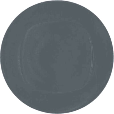 Excellent Houseware Ontbijt/dinerbordjes - 4x stuks - grijs - 20 cm